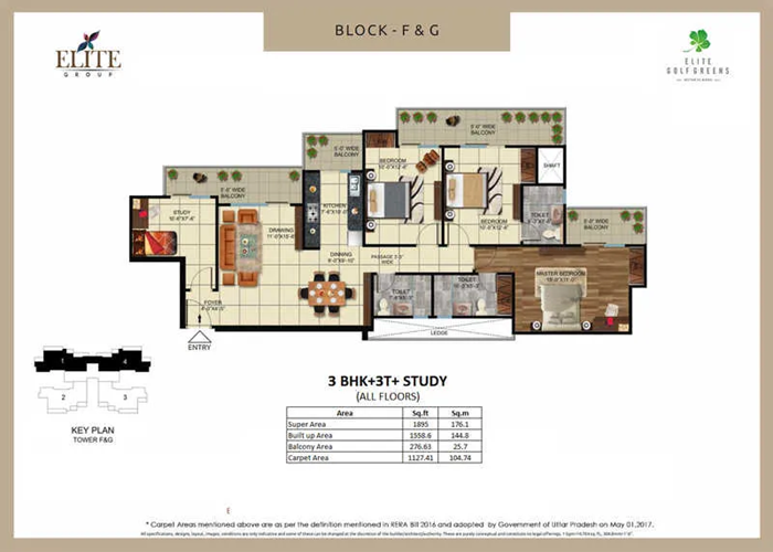 3bhk 1